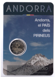 2017 - ANDORRA 2 Euro Il Paese dei Pirenei FDC